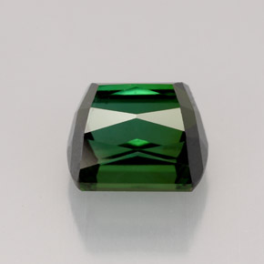 Tourmaline vert naturelle forme fantaisie, 3,57 ct, VVS