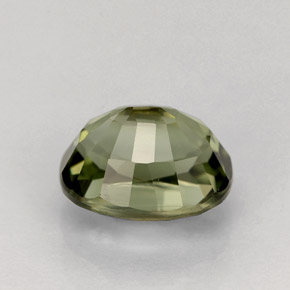 Tourmaline vert naturelle coupe ovale, 1,50 ct, VVS-VS