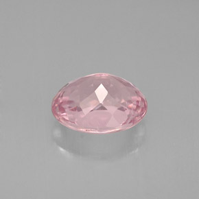 Tourmaline rose naturelle coupe ovale, 1,65 ct, VS