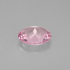 Tourmaline rose naturelle coupe ovale, 1,23 ct, VVS-VS
