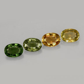 Achetez naturel ct multicolore tourmaline gems, coupe ovale, en provenance mozambique chez gemselect. en stock, livraison internationale!