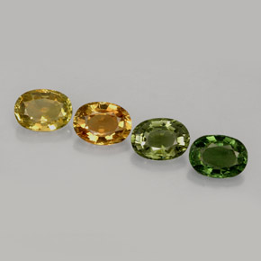 Achetez naturel ct multicolore tourmaline gems, coupe ovale, en provenance mozambique chez gemselect. en stock, livraison internationale!