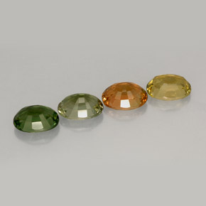 Achetez naturel ct multicolore tourmaline gems, coupe ovale, en provenance mozambique chez gemselect. en stock, livraison internationale!