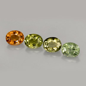 Achetez naturel 3,12ct multicolore tourmaline gems, coupe ovale, en provenance mozambique chez gemselect. en stock, livraison internationale!
