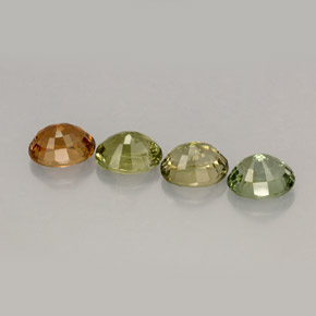 Achetez naturel 3,12ct multicolore tourmaline gems, coupe ovale, en provenance mozambique chez gemselect. en stock, livraison internationale!