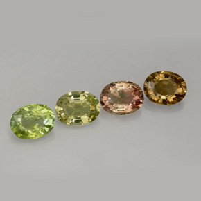 Achetez naturel 3,02ct multicolore tourmaline gems, coupe ovale, en provenance mozambique chez gemselect. en stock, livraison internationale!
