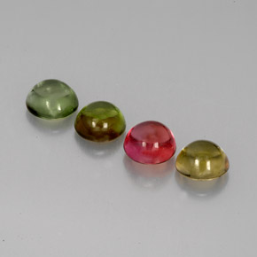 Achetez naturel ct multicolore tourmaline gems, coupe roude, en provenance mozambique chez gemselect. en stock, livraison internationale!