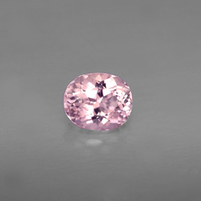 Tourmaline rose naturelle coupe ovale, 1,13 ct, VS