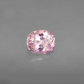 Tourmaline rose naturelle coupe ovale, 1,13 ct, VS