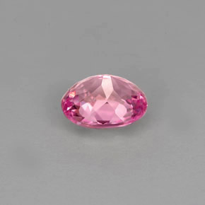Tourmaline rose naturelle coupe ovale, 0,83 ct, VS