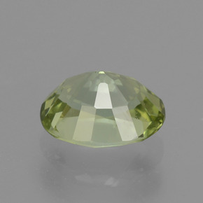Tourmaline vert naturelle coupe ovale, 1,06 ct, VVS-VS