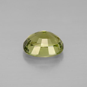 Tourmaline vert naturelle coupe ovale, 1,57 ct, VVS-VS
