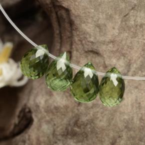 Achetez naturel 2,12ct vert tourmaline gems, briolette, en provenance mozambique chez gemselect. en stock, livraison internationale!