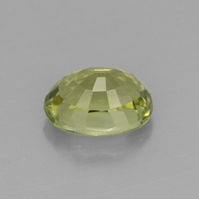 Tourmaline Yellow Green  naturelle Coupe ovale, 1.05 ct, VVS-VS