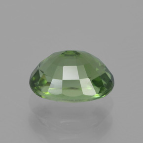Tourmaline vert naturelle coupe ovale, 1,07 ct, VVS