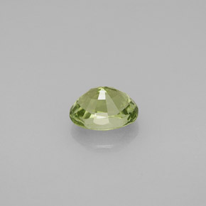 Tourmaline vert naturelle coupe ovale, 1,03 ct, VVS