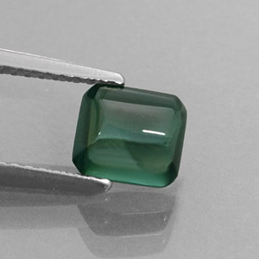 Tourmaline vert naturelle transparent, 1,45 ct, transparent / translucide