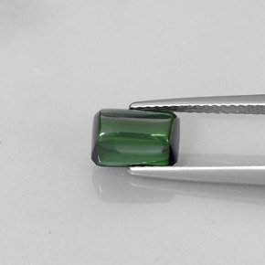 Tourmaline vert naturelle transparent, 1,90 ct, transparent / translucide