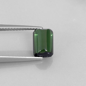 Tourmaline vert naturelle transparent, 1,90 ct, transparent / translucide