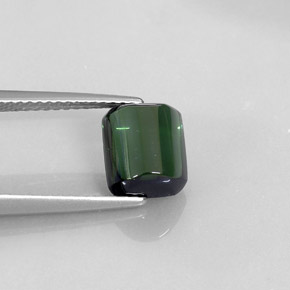 Tourmaline vert naturelle transparent, 2,57 ct, transparent / translucide