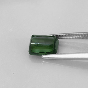 Tourmaline vert naturelle transparent, 2,57 ct, transparent / translucide