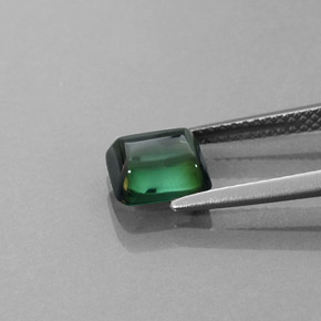 Tourmaline vert naturelle transparent, 1,68 ct, transparent / translucide