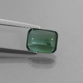 Tourmaline vert naturelle transparent, 1,69 ct, transparent / translucide