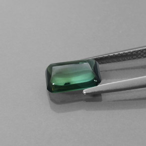 Tourmaline vert naturelle transparent, 1,69 ct, transparent / translucide