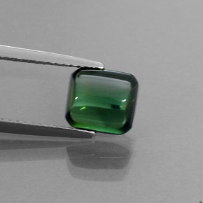 Tourmaline vert naturelle transparent, 2,53 ct, transparent / translucide