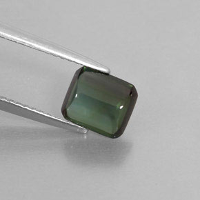 Tourmaline vert naturelle transparent, 1,66 ct, transparent / translucide
