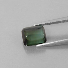 Tourmaline vert naturelle transparent, 1,66 ct, transparent / translucide