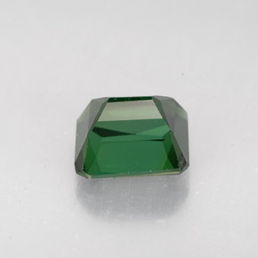 Tourmaline vert naturelle taille émeraude, 2,08 ct, VVS