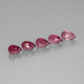 Achetez naturel ct rose tourmaline gems, briolette, en provenance mozambique chez gemselect. en stock, livraison internationale!