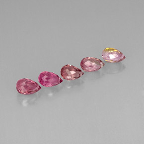 Achetez naturel ct multicolore tourmaline gems, briolette, en provenance mozambique chez gemselect. en stock, livraison internationale!