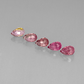 Achetez naturel ct multicolore tourmaline gems, briolette, en provenance mozambique chez gemselect. en stock, livraison internationale!