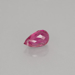 Tourmaline rose naturelle briolette, 0,84 ct, VVS-VS