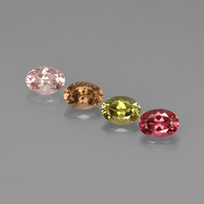 Achetez naturel ct multicolore tourmaline gems, coupe ovale, en provenance nigeria chez gemselect. en stock, livraison internationale!