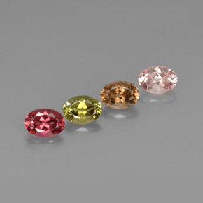 Achetez naturel ct multicolore tourmaline gems, coupe ovale, en provenance nigeria chez gemselect. en stock, livraison internationale!