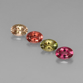 Achetez naturel ct multicolore tourmaline gems, coupe ovale, en provenance nigeria chez gemselect. en stock, livraison internationale!
