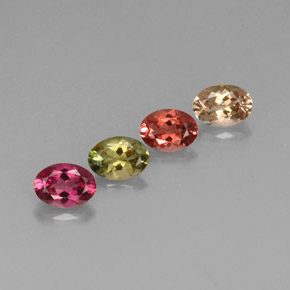 Achetez naturel ct multicolore tourmaline gems, coupe ovale, en provenance nigeria chez gemselect. en stock, livraison internationale!