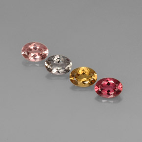 Achetez naturel ct multicolore tourmaline gems, coupe ovale, en provenance nigeria chez gemselect. en stock, livraison internationale!