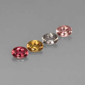 Achetez naturel ct multicolore tourmaline gems, coupe ovale, en provenance nigeria chez gemselect. en stock, livraison internationale!
