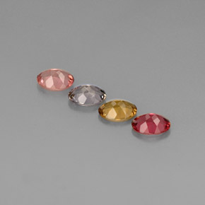 Achetez naturel ct multicolore tourmaline gems, coupe ovale, en provenance nigeria chez gemselect. en stock, livraison internationale!