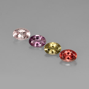 Achetez naturel ct multicolore tourmaline gems, coupe ovale, en provenance nigeria chez gemselect. en stock, livraison internationale!
