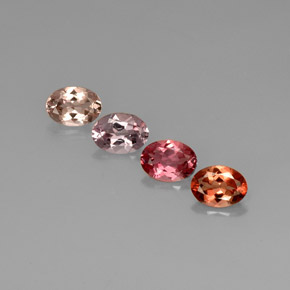 Achetez naturel ct multicolore tourmaline gems, coupe ovale, en provenance nigeria chez gemselect. en stock, livraison internationale!