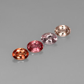 Achetez naturel ct multicolore tourmaline gems, coupe ovale, en provenance nigeria chez gemselect. en stock, livraison internationale!