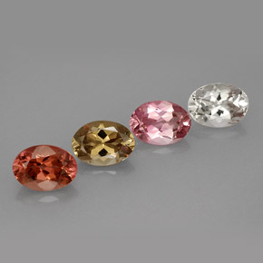 Achetez naturel ct multicolore tourmaline gems, coupe ovale, en provenance nigeria chez gemselect. en stock, livraison internationale!