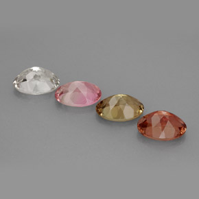 Achetez naturel ct multicolore tourmaline gems, coupe ovale, en provenance nigeria chez gemselect. en stock, livraison internationale!