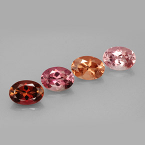 Achetez naturel ct multicolore tourmaline gems, coupe ovale, en provenance nigeria chez gemselect. en stock, livraison internationale!