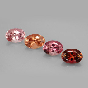 Achetez naturel ct multicolore tourmaline gems, coupe ovale, en provenance nigeria chez gemselect. en stock, livraison internationale!